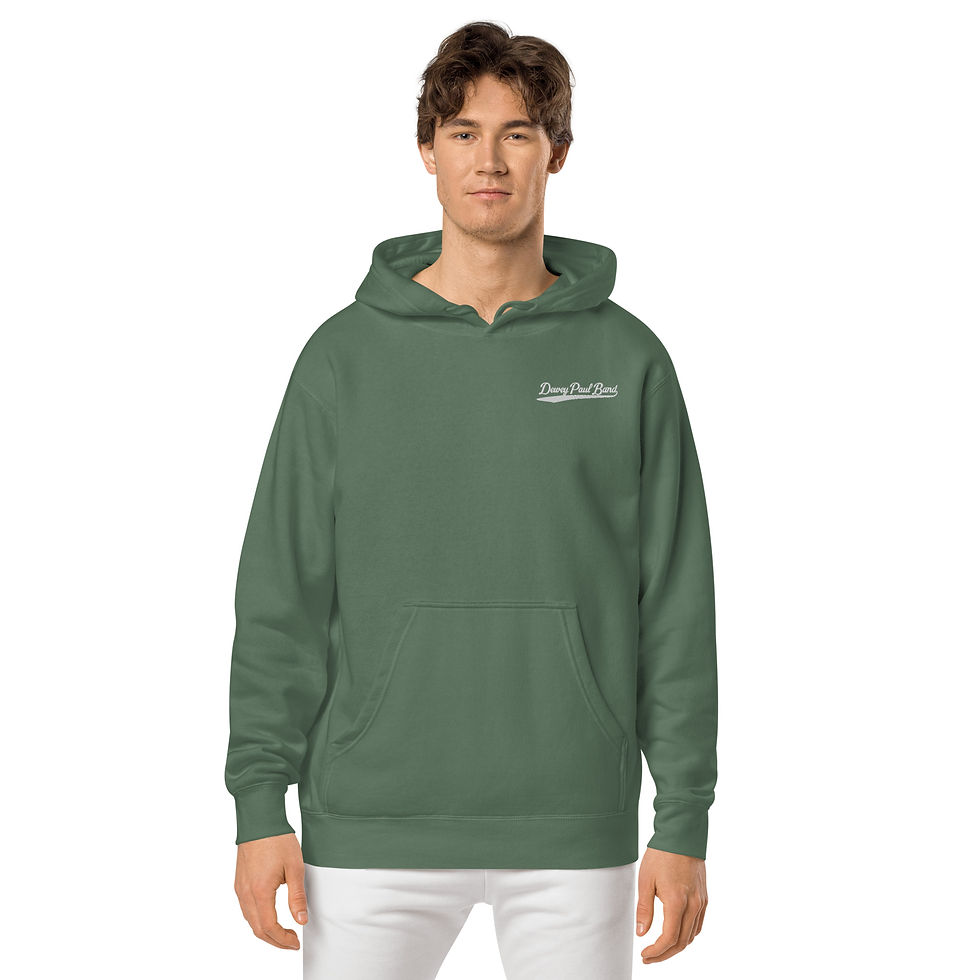 Thumbnail: Dewey Paul Band Unisex pigment-dyed hoodie