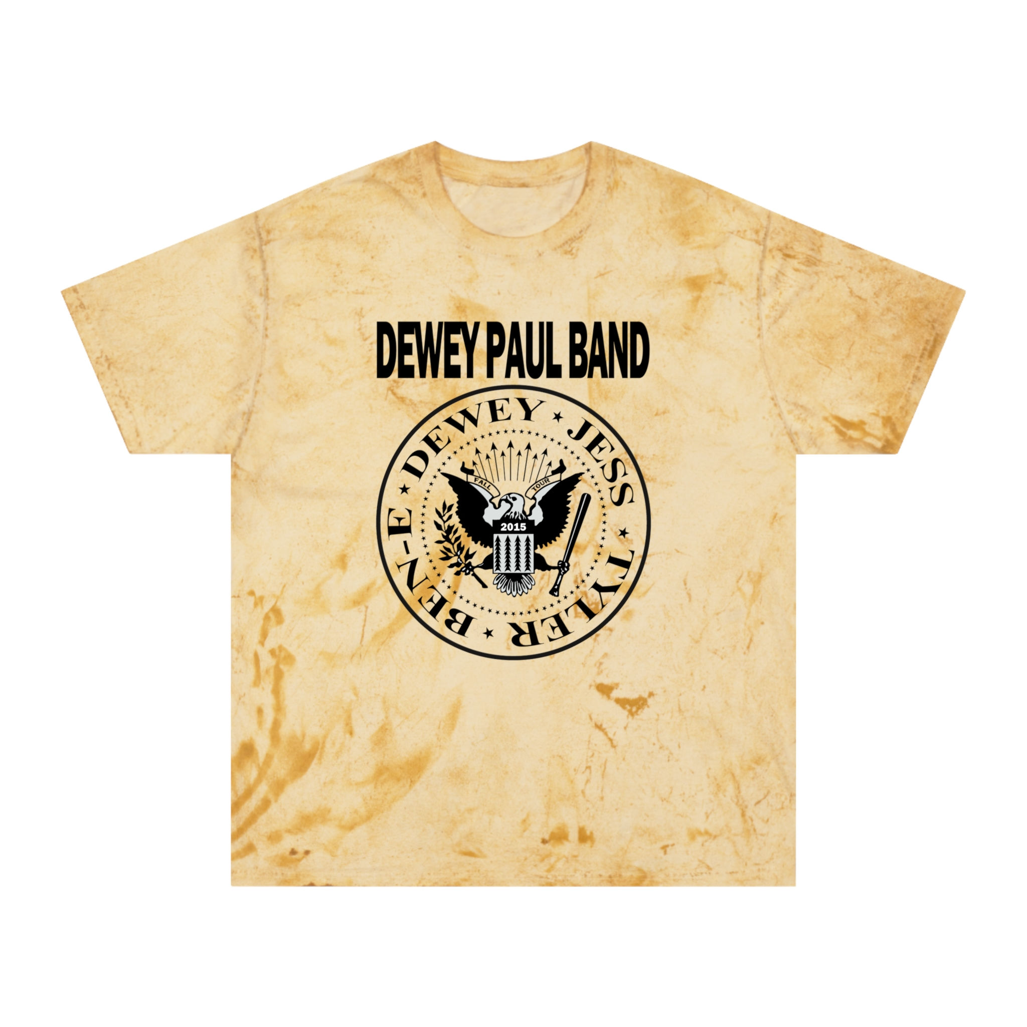 Dewey Paul Band Fall Tour 2-sided Tie-Dye Tee Color Blast Unisex T-Shirt