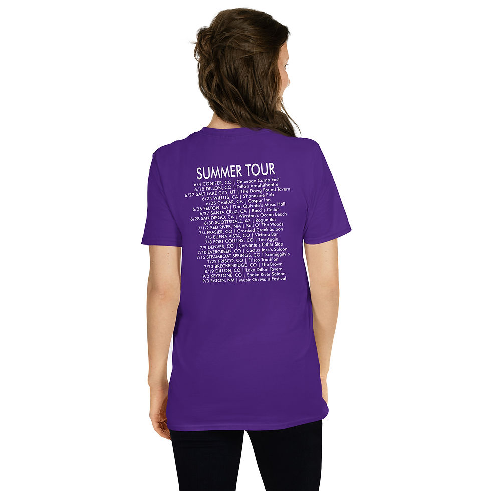 Thumbnail: Dewey Paul Band 2-sided Summer Tour In Concert Short-Sleeve Unisex T-Shirt