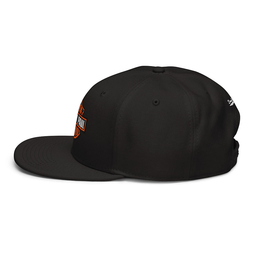 Thumbnail: Dewey Paul Band Bike logo Snapback Hat