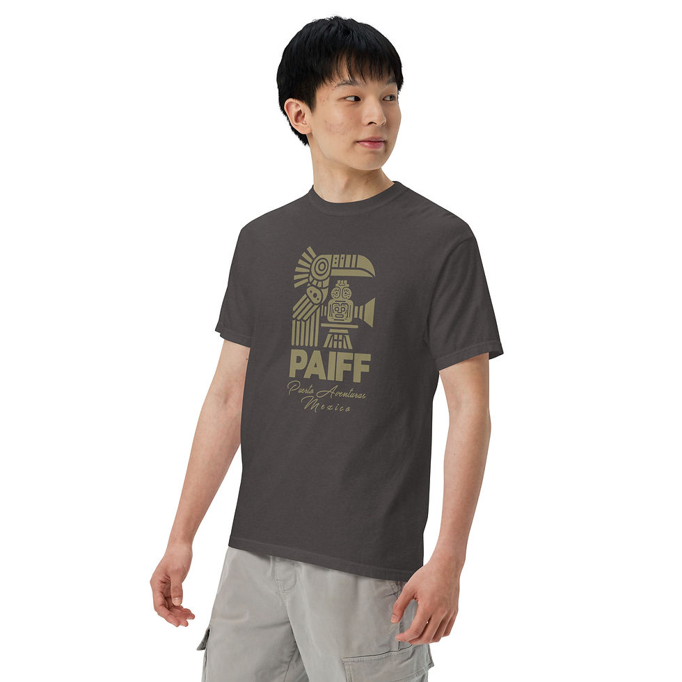 Thumbnail: PAIFF Puerto Aventuras MX Film Fest Unisex garment-dyed heavyweight t-shirt