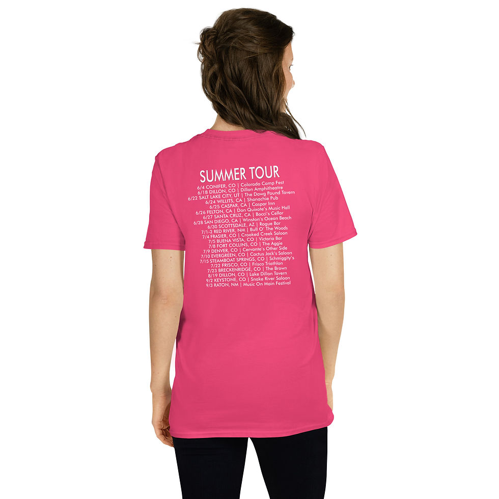 Thumbnail: Dewey Paul Band 2-sided Summer Tour In Concert Short-Sleeve Unisex T-Shirt