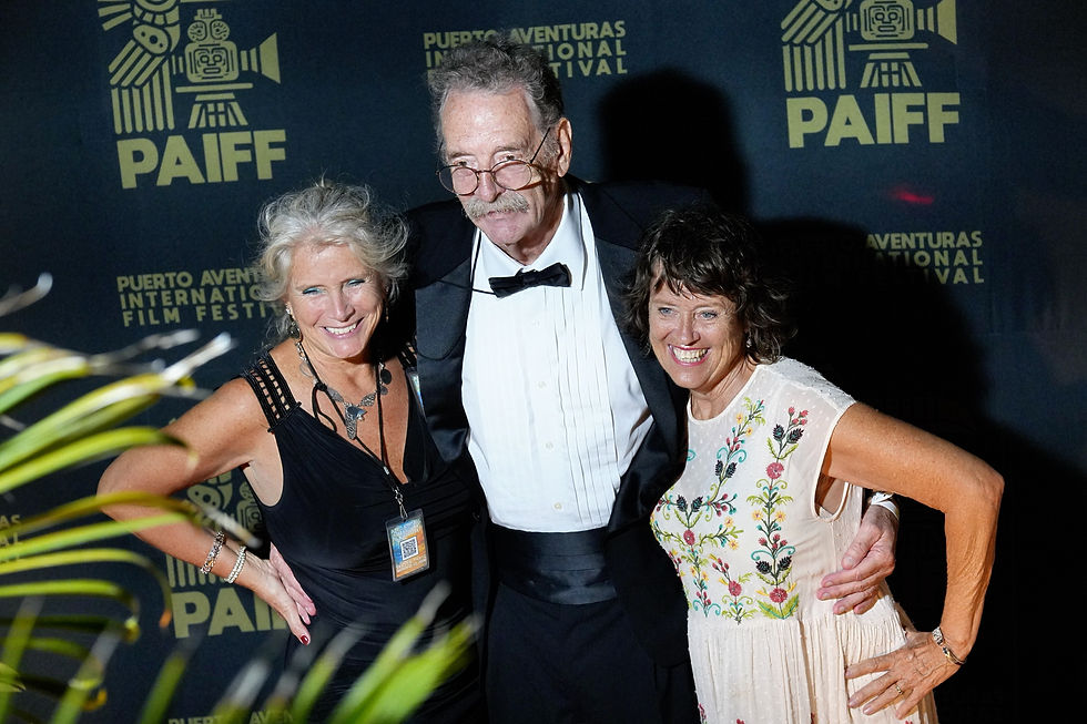 Mingling at the red carpet gala