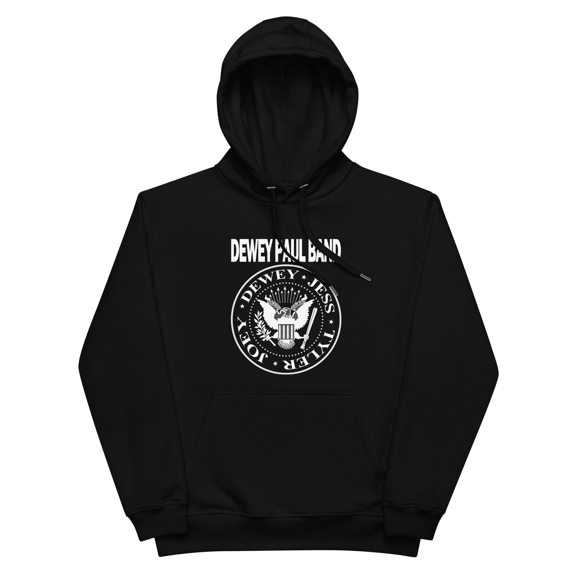 Dewey Paul Band Summer Tour 2016 Premium eco black hoodie