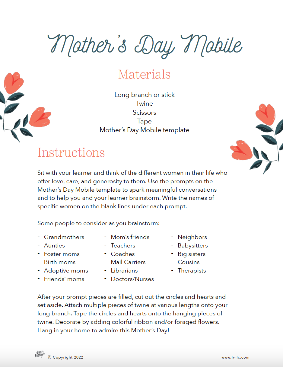 Thumbnail: Honoring Mothers