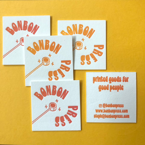 BonBon Press Business Cards 