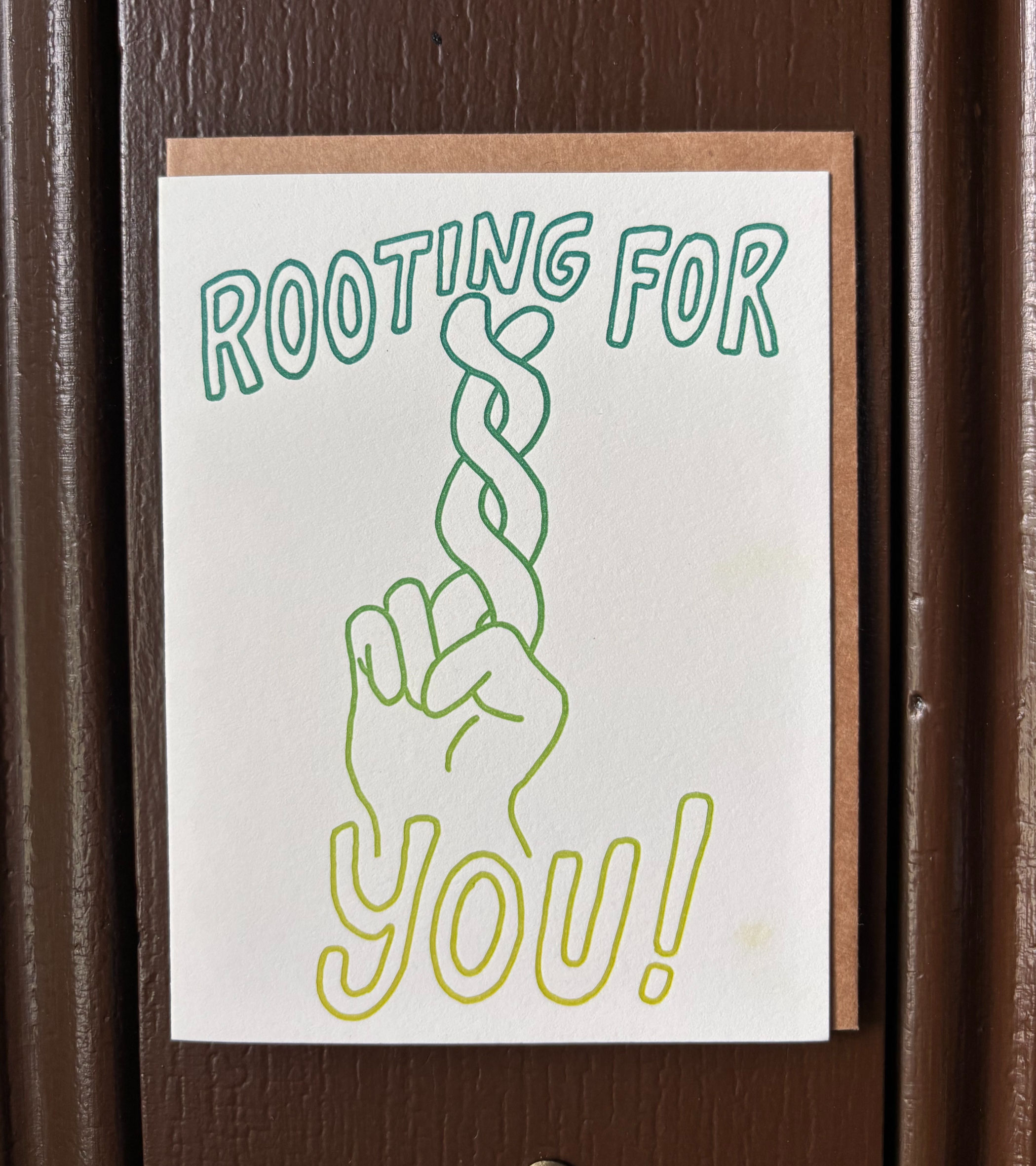 Rooting for You Card