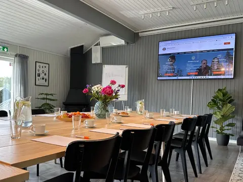 Workshop uppställning inomhus