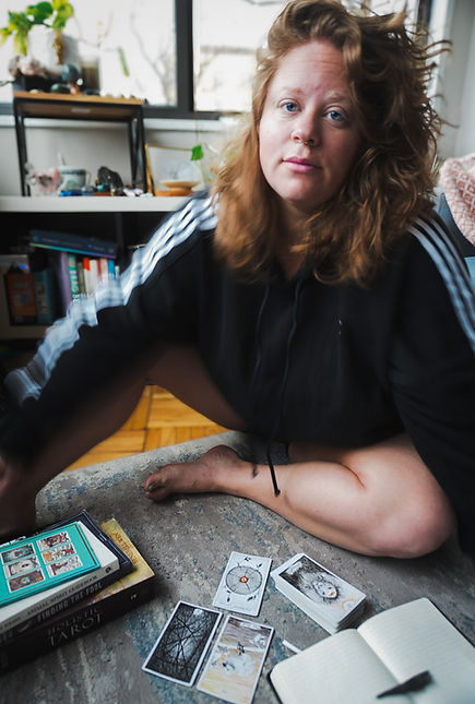 Briget_SUNSOAKEDTarot_MondayMorningBedHead_portrait