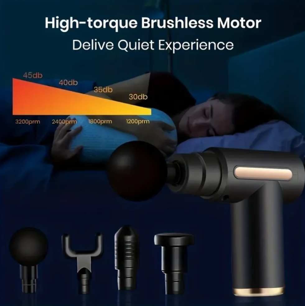 Miniatura: Mini USB Fascia Gun – Portable Muscle Massager