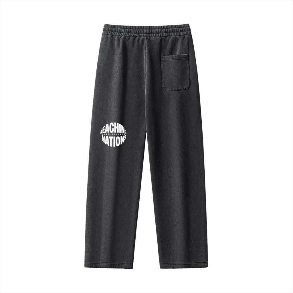 baggy un-cuffed joggers