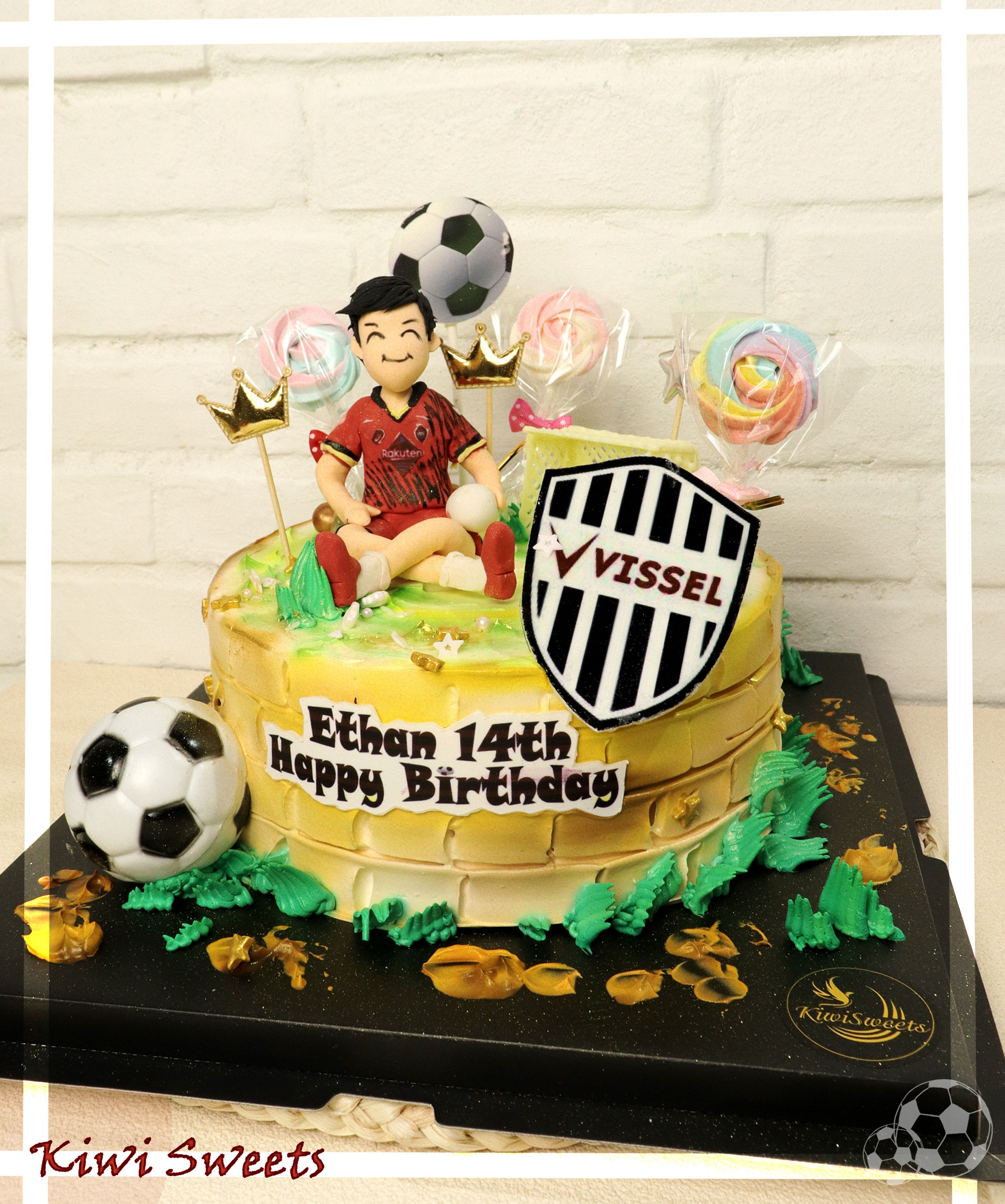 Fondant Figure ~ Soccer Theme