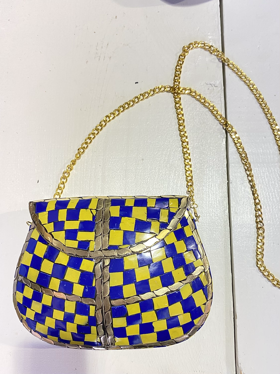 Thumbnail: Mosaic Brass Handbags - Handmade