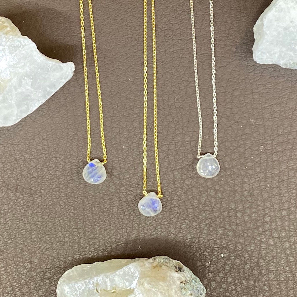Rainbow Moonstone Necklace