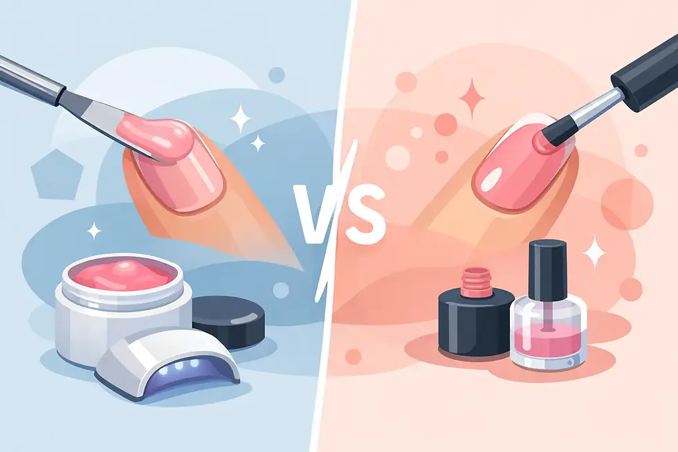 Polygel vs gel unghii: alegerea potrivită