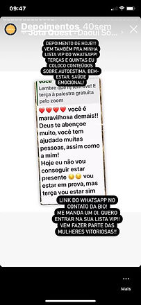 Depoimento sobre Marilda Izzo