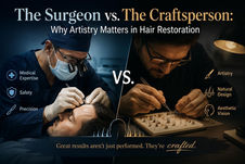 Who Really Performs Your Hair Transplant? Why Manual Artistry Beats Pure Academia