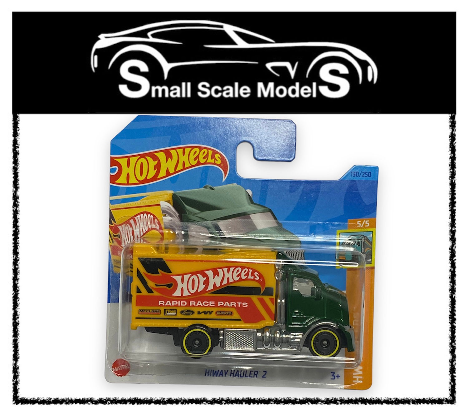 Hot Wheels Model Hiway Hauler 2 in Yellow