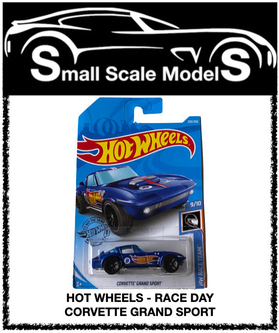 Hot Wheels Diecast Model Car - Race Day - Corvette Grand Sport
