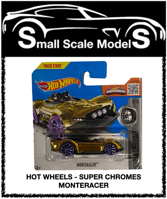 Hot Wheels Diecast Model Car - Super Chromes - Monteracer