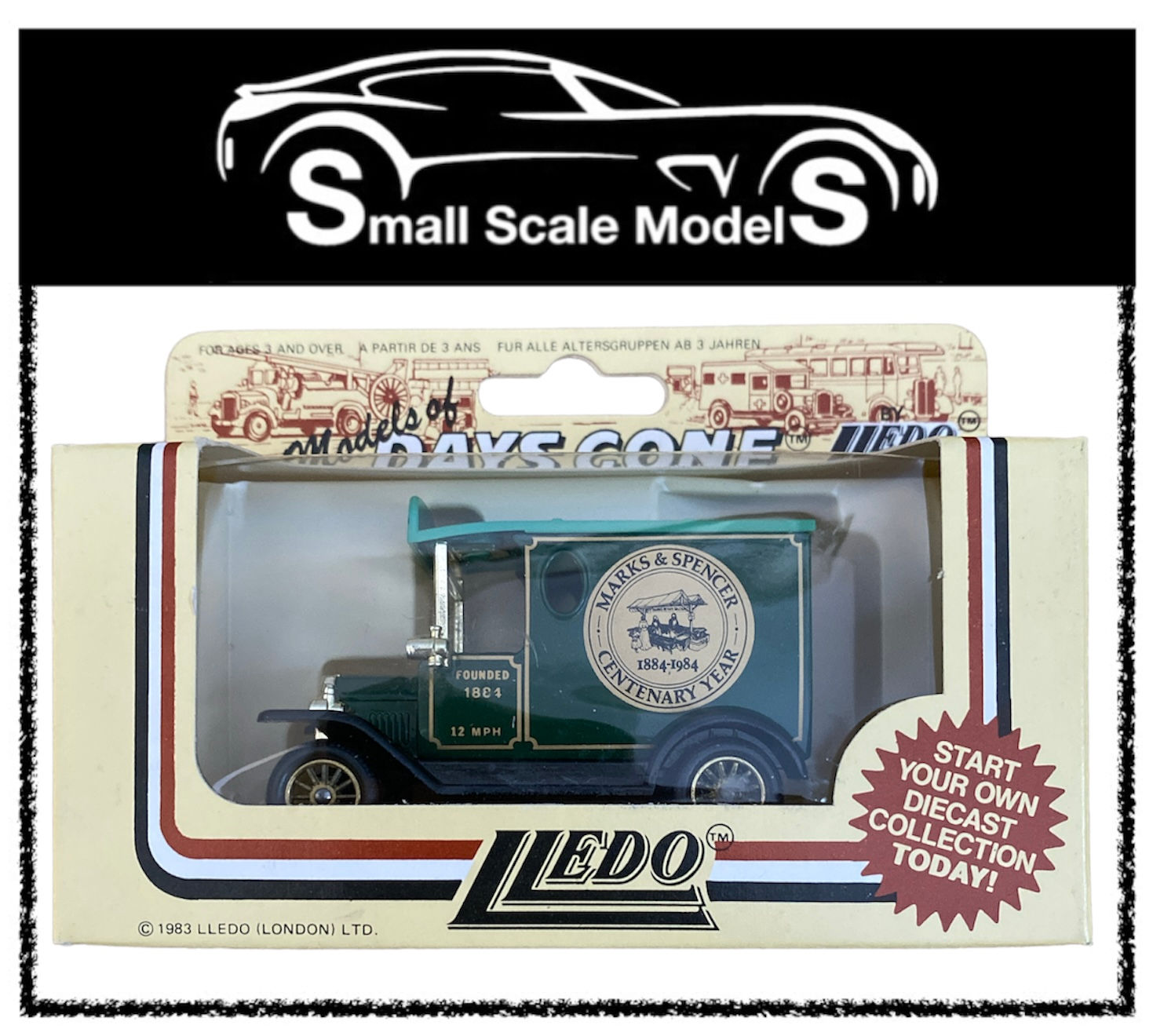 Lledo Diecast Models - Days Gone - Marks and Spencer Delivery Truck