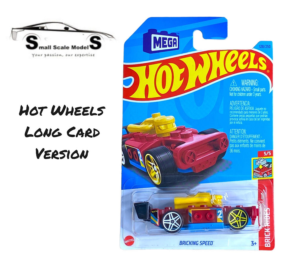 Bricking Speed Hot Wheels Model Long Card