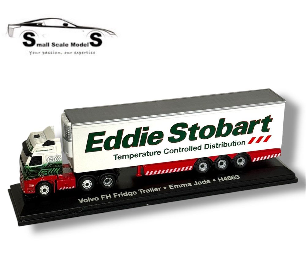 Atlas 1 76 Eddie Stobart Volvo FH Fridge Trailer Emma Jade H4663 diecast truck in box