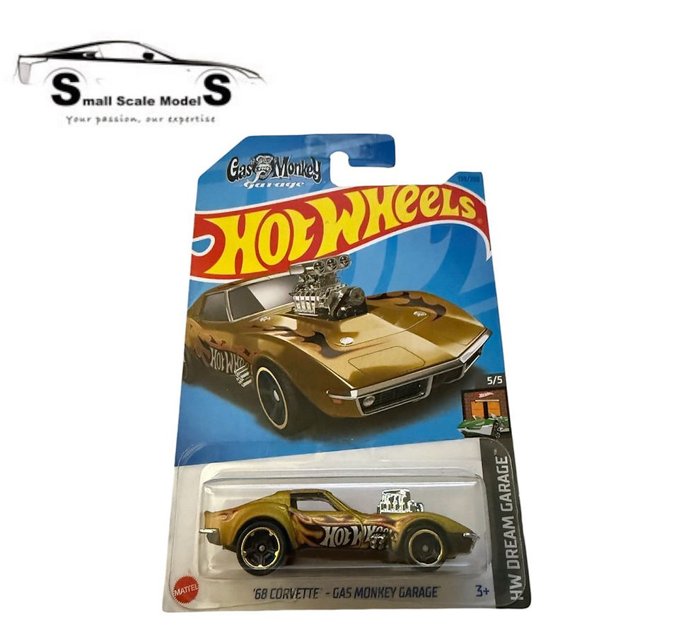 Hot Wheels 2023 68 Corvette Gas Monkey Garage HW Dream Garage carded diecast car