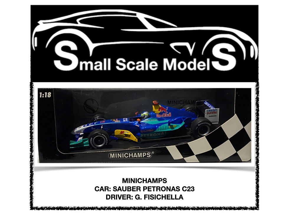 Minichamps Diecast Model Car - Sauber Petronas C23 - G. Fisichella