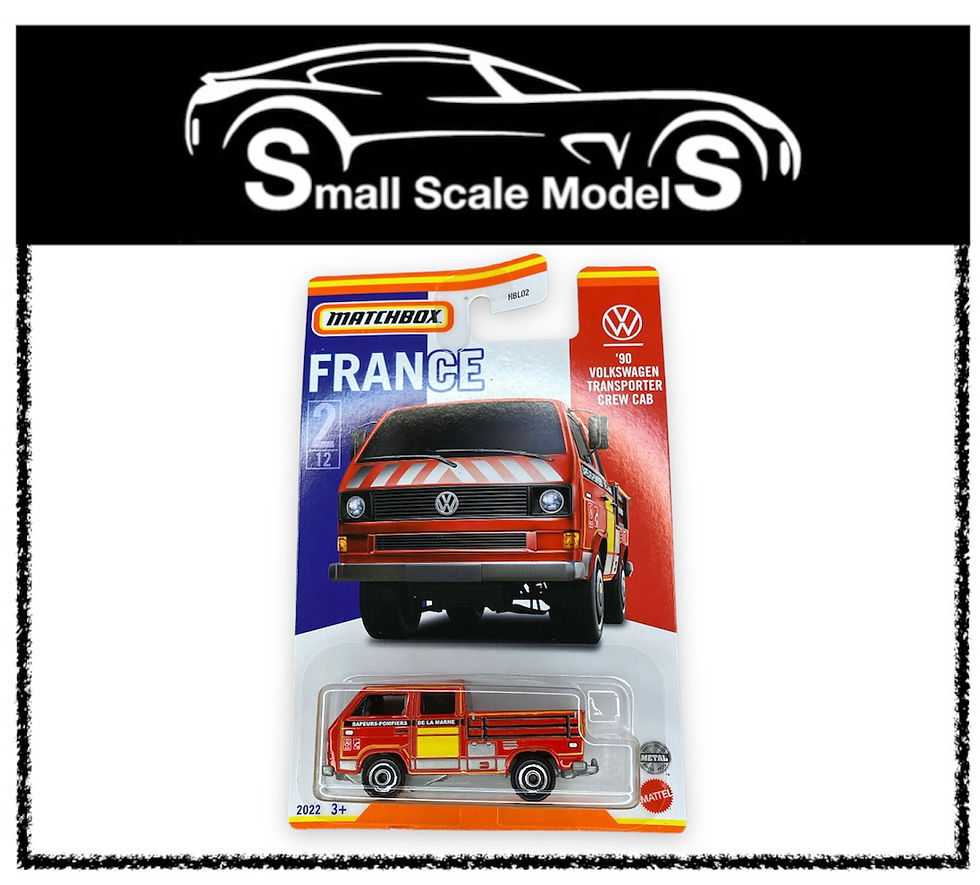 Matchbox Diecast Toys - Best of France - ‘90 Volkswagen Transporter Crew Cab