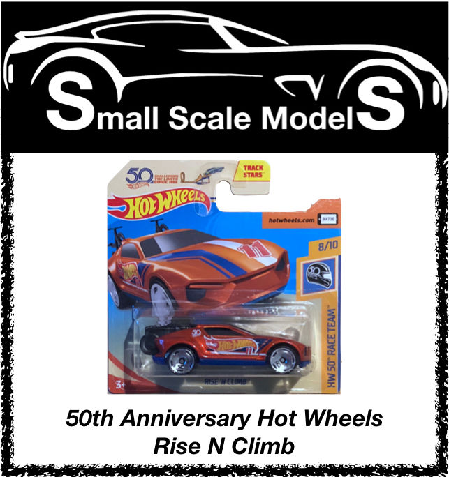 Hot Wheels Diecast Model - Red Rise N Climb - 50thAnniversary