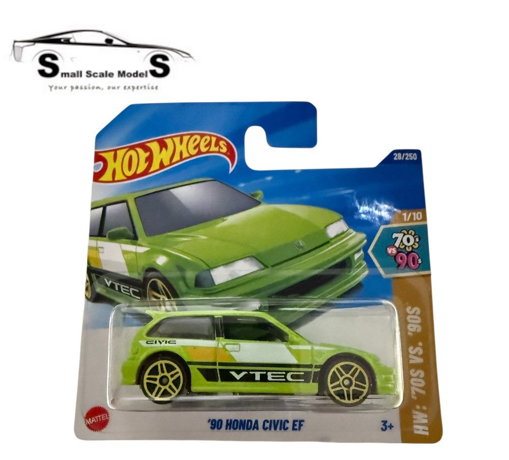 Hot Wheels '90 Honda Civic EF diecast model (1:64)