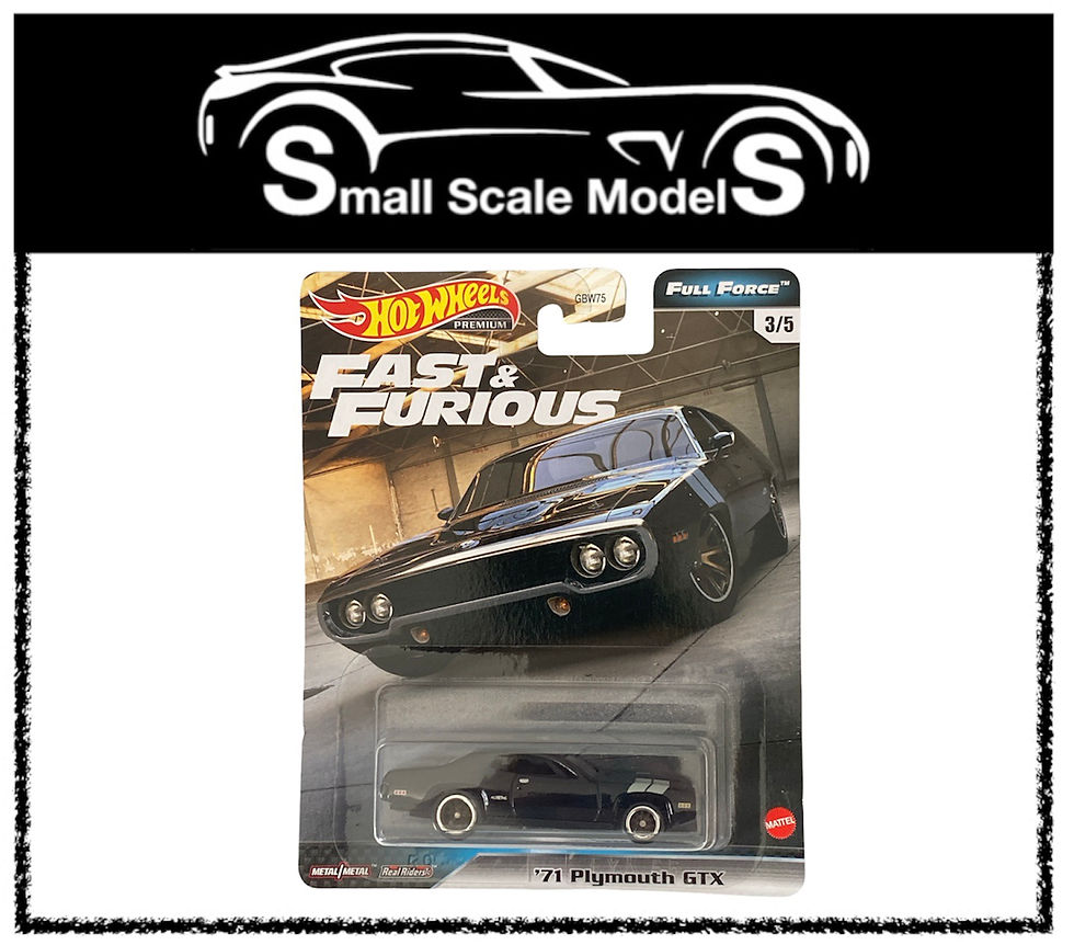 Fast and Furious ‘71 Plymouth GTX Hot Wheels Diecast Model