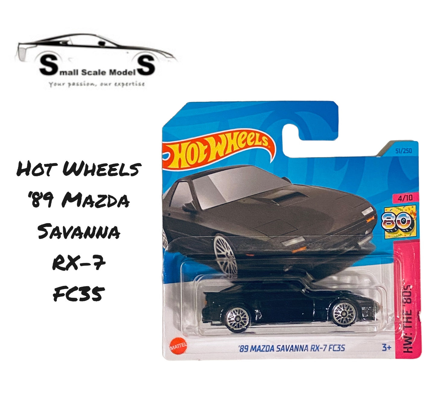 Hot Wheels Model ‘89 Mazda Savanna RX-7 FC35 in Black