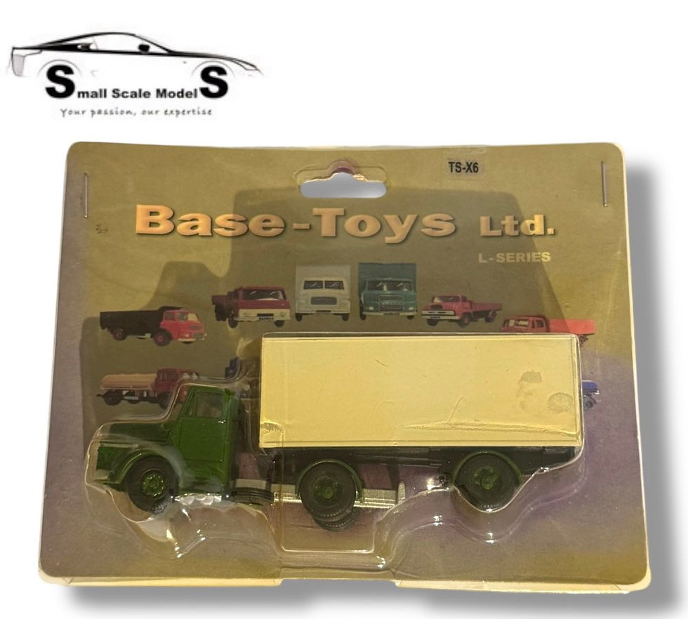 Base Toys 1 76 scale Leyland L Series green and white truck diecast model