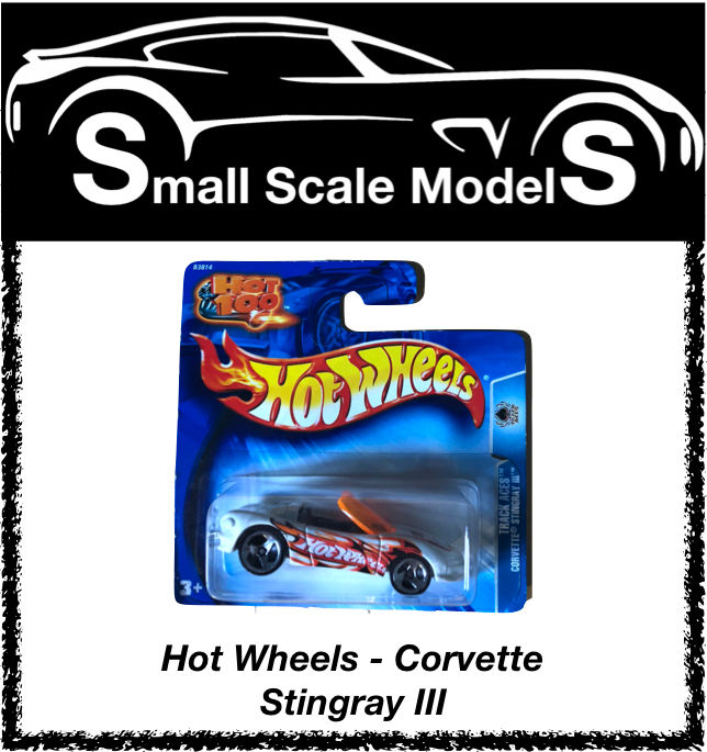 Hot Wheels Model Car - Track ace - Corvette Stingray