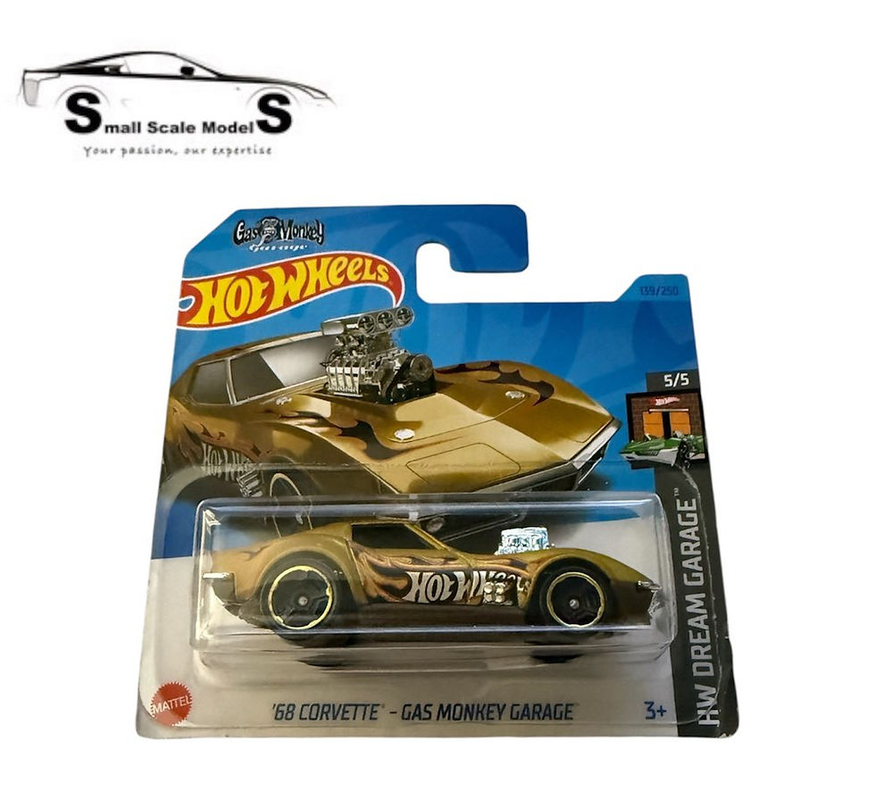 Hot Wheels 2023 68 Corvette Gas Monkey Garage HW Dream Garage carded diecast car