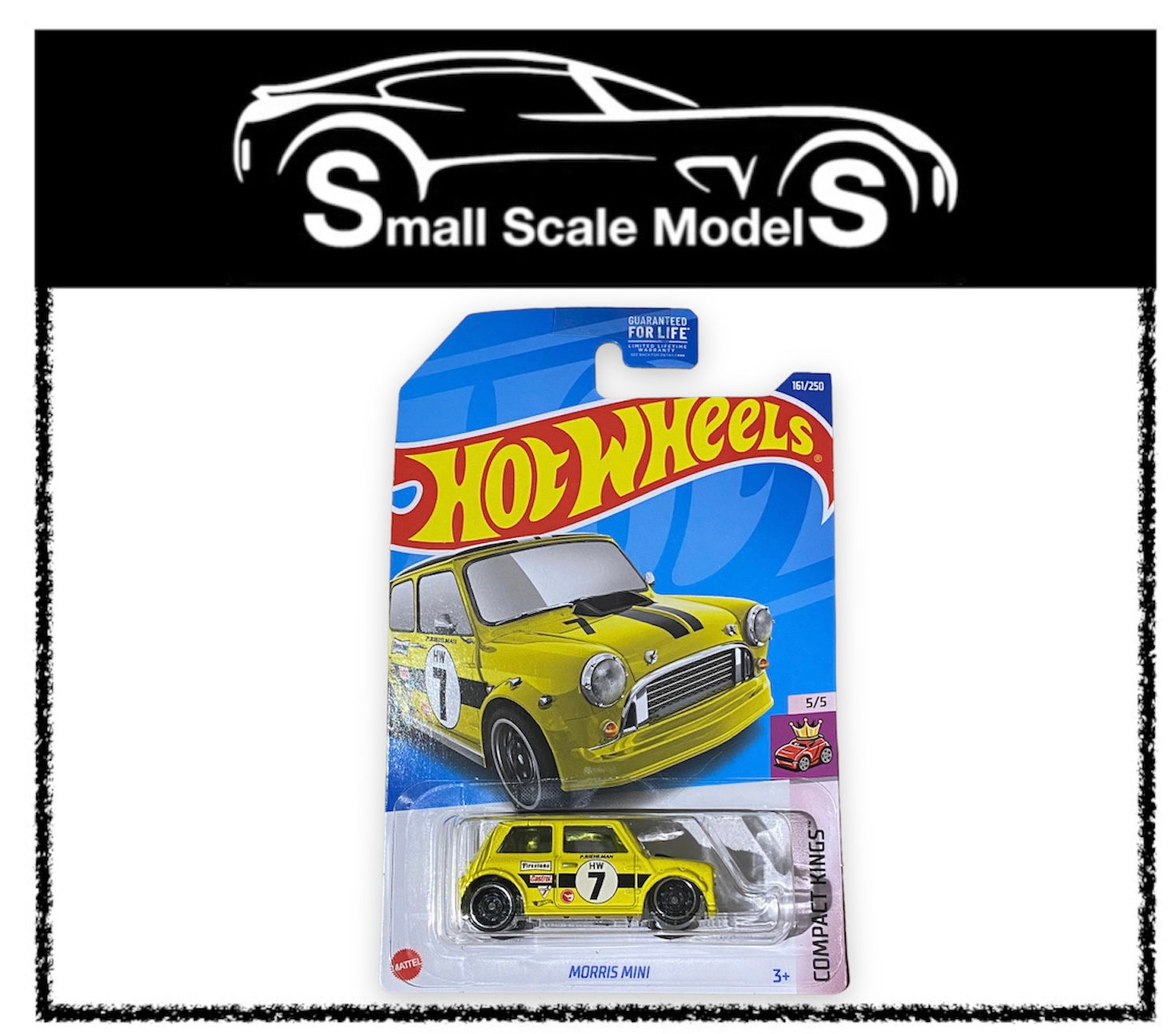 Hot Wheels Diecast Model Toys - Compact Kings - Treasure Hunt Morris Mini 