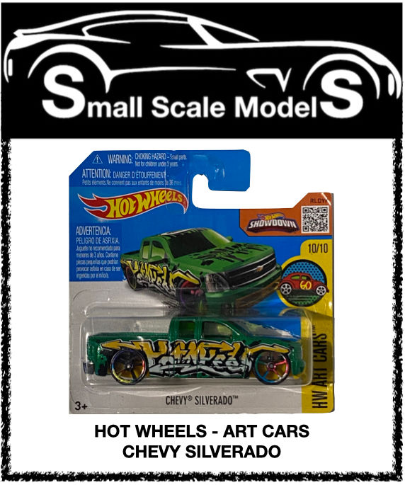 Hot Wheels Diecast Models - Art Cars - Chevy Silverado