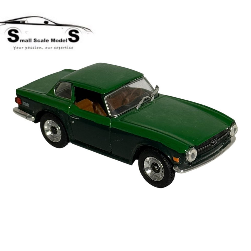 Corgi AEC3049 Triumph TR6 1 43 scale classic British roadster diecast close up