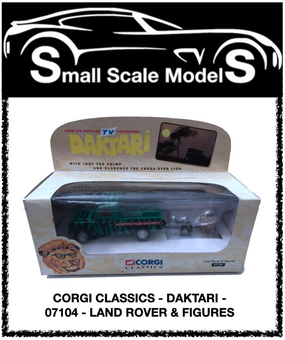Corgi Classic Model - 07104 - Daktari Land Rover