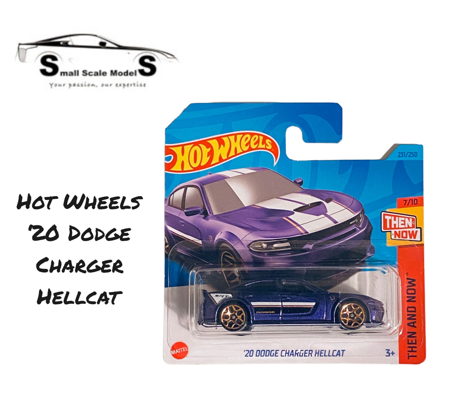 Hot Wheels Model ‘20 Dodge Charger Hellcat in purple