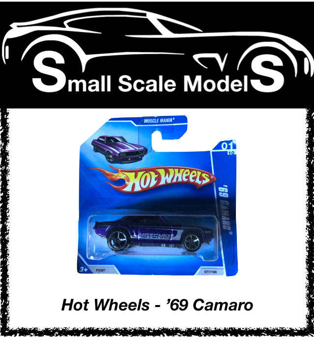 Hot Wheels Diecast Model Cars - '69 Camaro - Purple