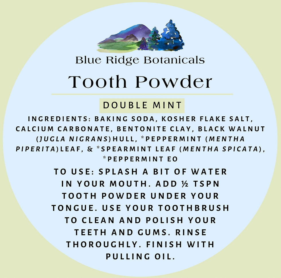 Thumbnail: Tooth Powder STARTER (4oz/120g aluminum tin)
