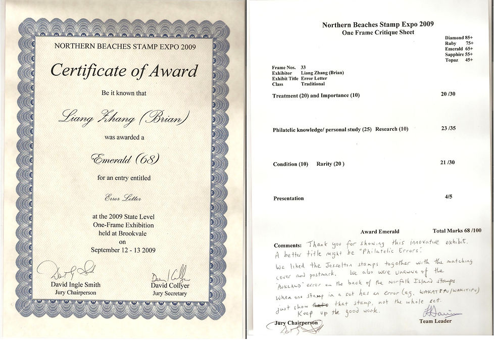 Thumbnail: Philatelic Errors On World Stamps - 5 Frames -6