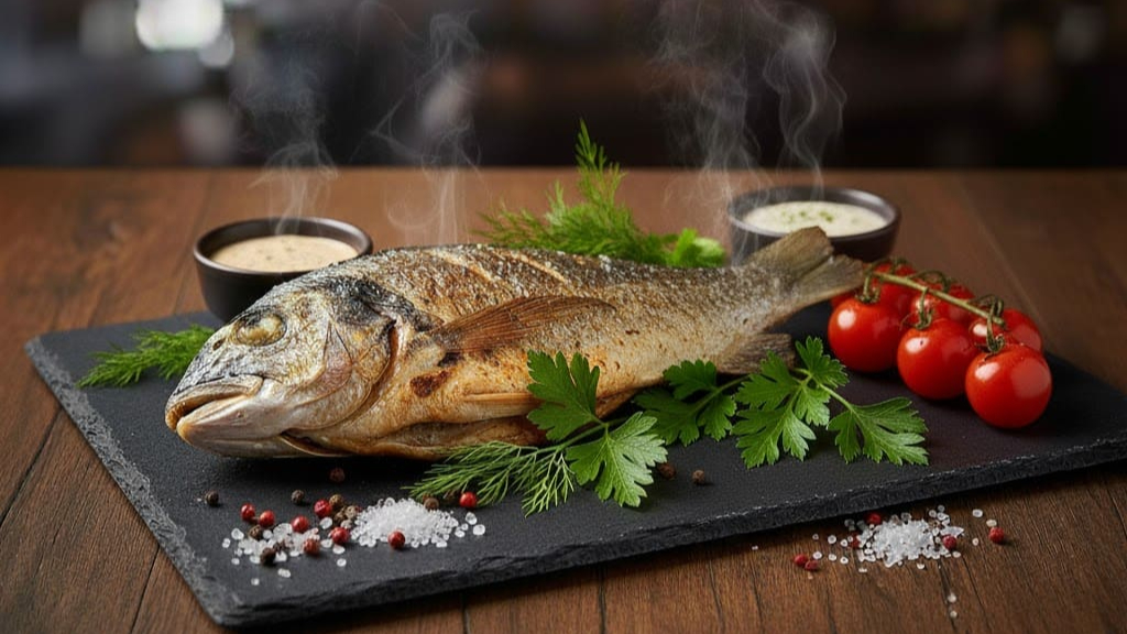 Arranged Food and Objects