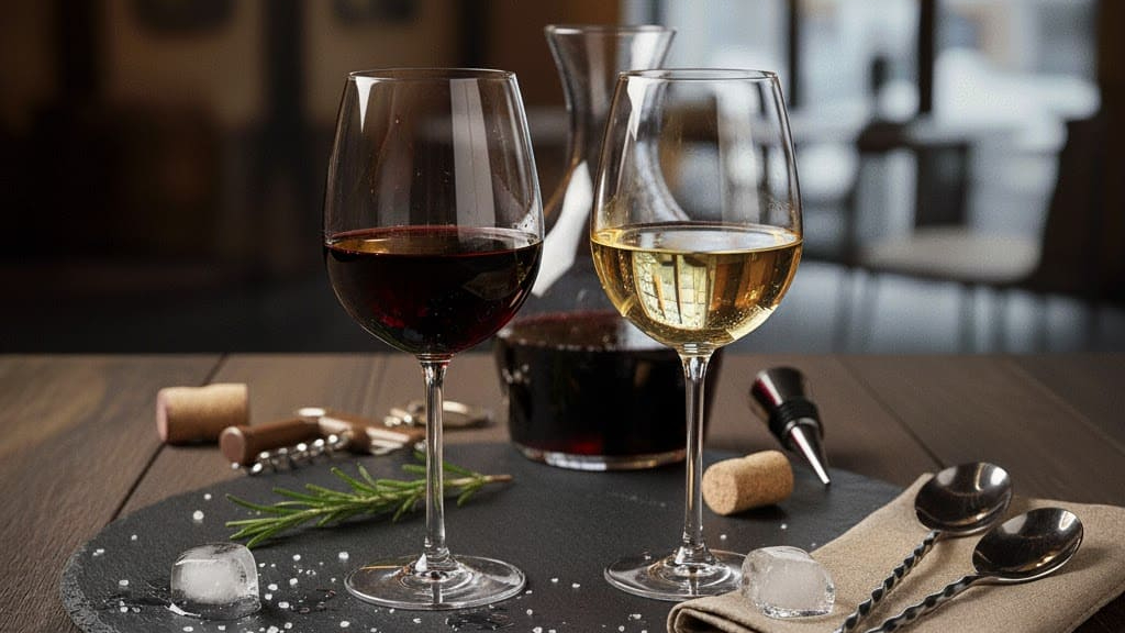 Arranged Food and Objects