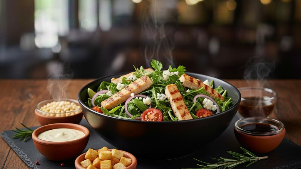 Arranged Food and Objects