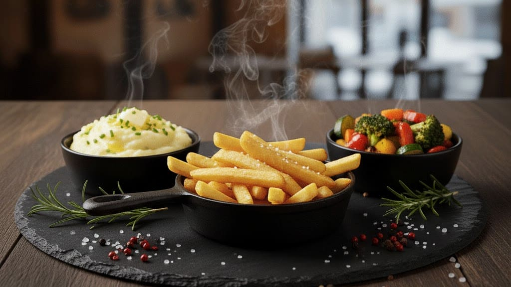 Arranged Food and Objects