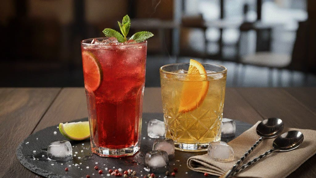 Arranged Food and Objects